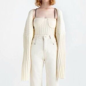 EUC Simonett Wool Blend Shrug Sweater